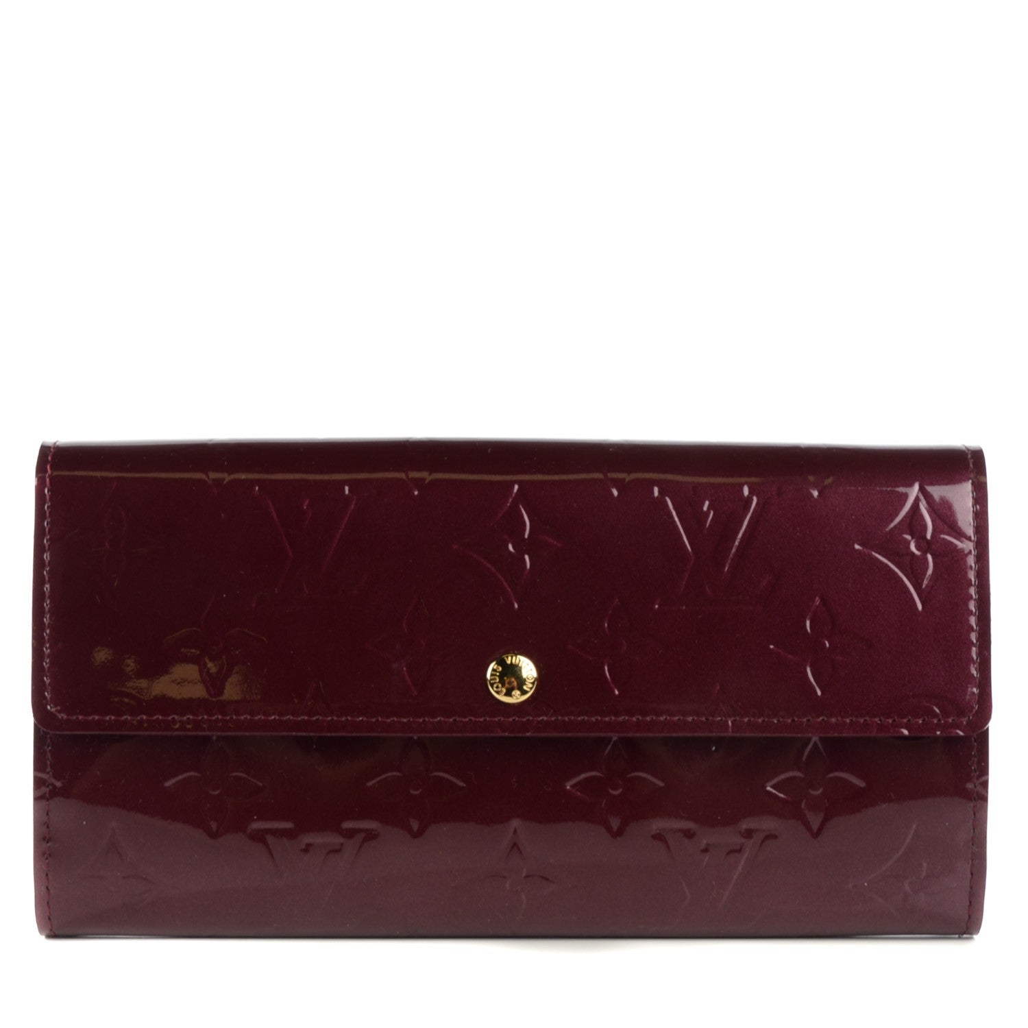 Louis Vuitton Vernis Sarah Wallet Rouge Fauviste 1 of 7