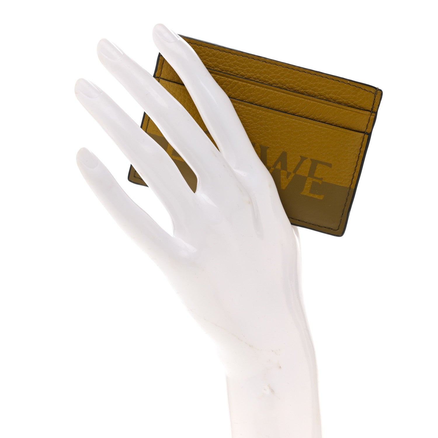 Loewe Grained Calfskin Signature Plain Card Holder 2 of 8