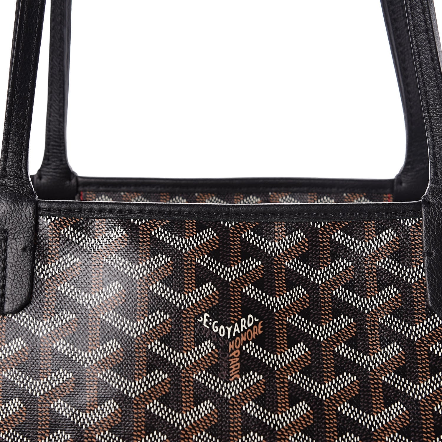 Goyard Goyardine Artois MM Black 9 of 14
