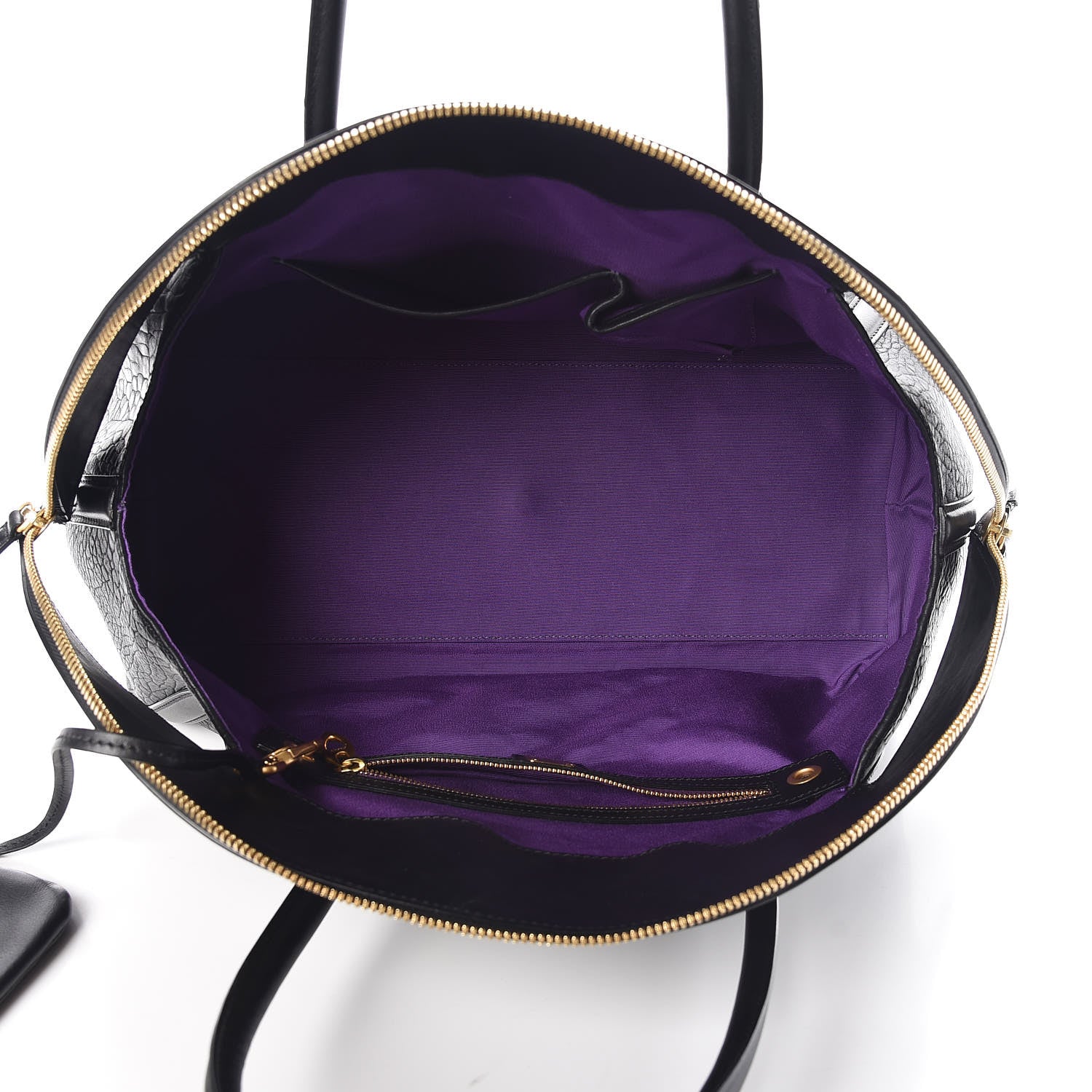 MCM Calfskin Lambskin Marion Bowler Bag Black 6 of 16