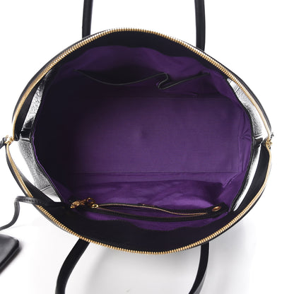 MCM Calfskin Lambskin Marion Bowler Bag Black 6 of 16