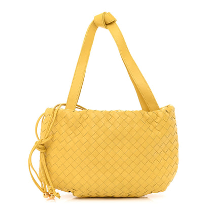 Bottega Veneta Nappa Intrecciato Small Bulb Buttercup 1 of 10