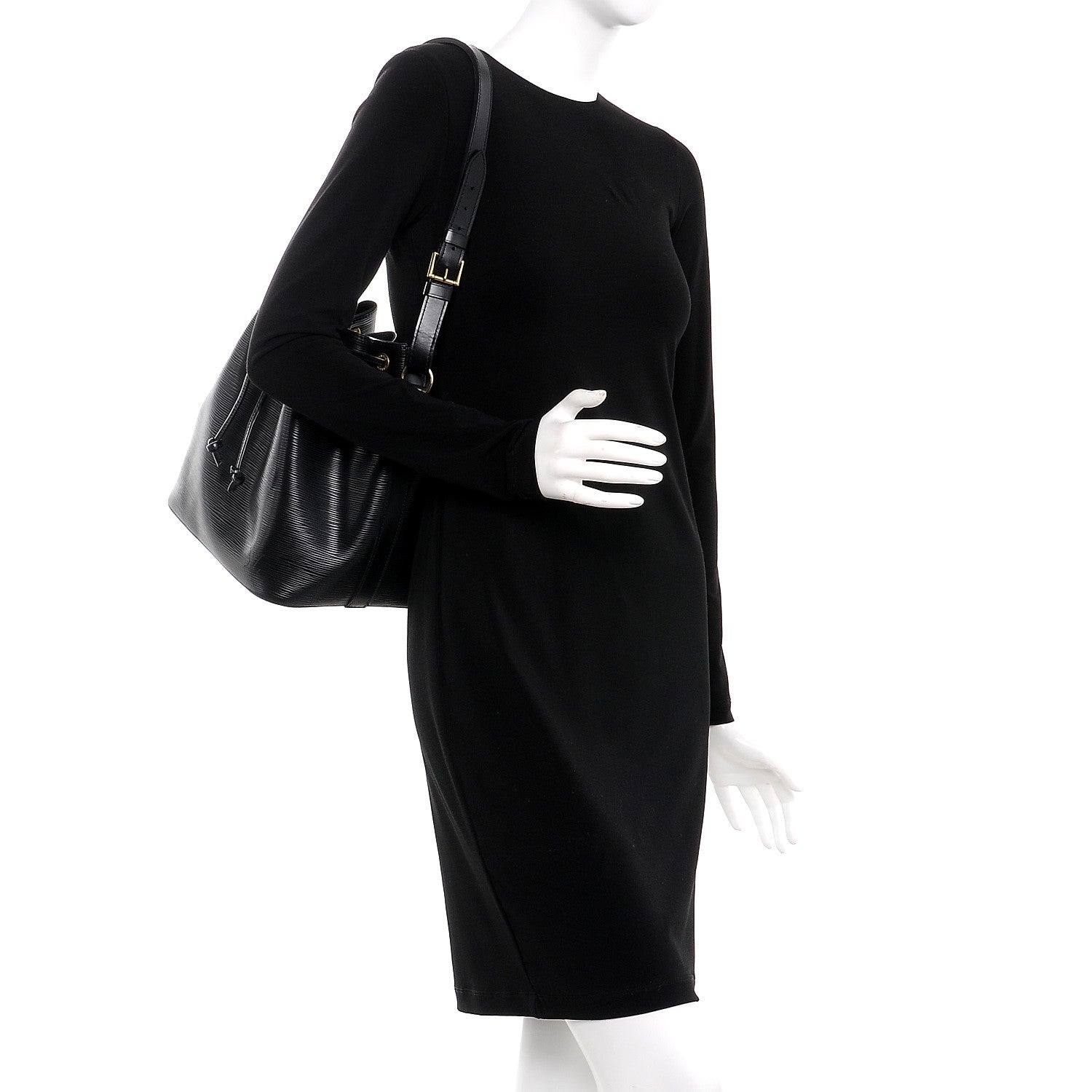 Louis Vuitton Epi Petit Noe Black 2 of 9
