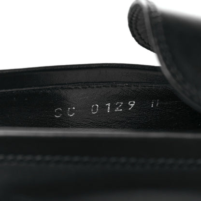 Louis Vuitton Calfskin Upper Case Flat Loafer 36 Black 8 of 8