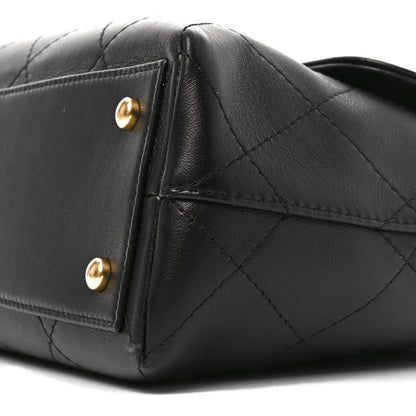 Chanel Calfskin Large Top Handle Flap Black 10 of 10