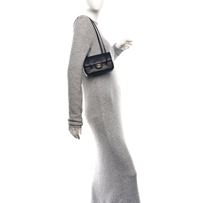 Chanel Shiny Caviar Mini Preppy Coco Shoulder Bag Dark Blue 2 of 11