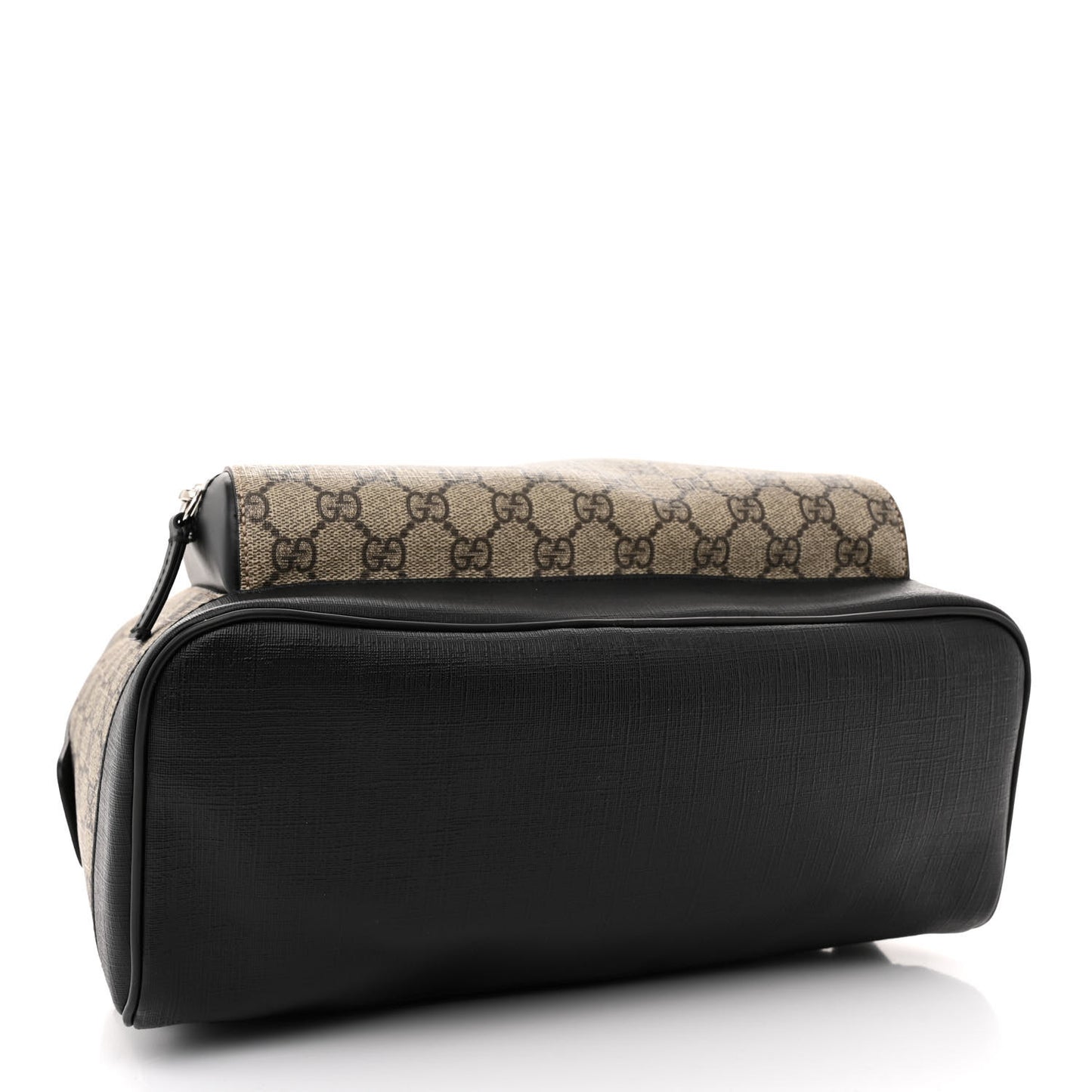 GG Supreme Monogram Medium Backpack Black