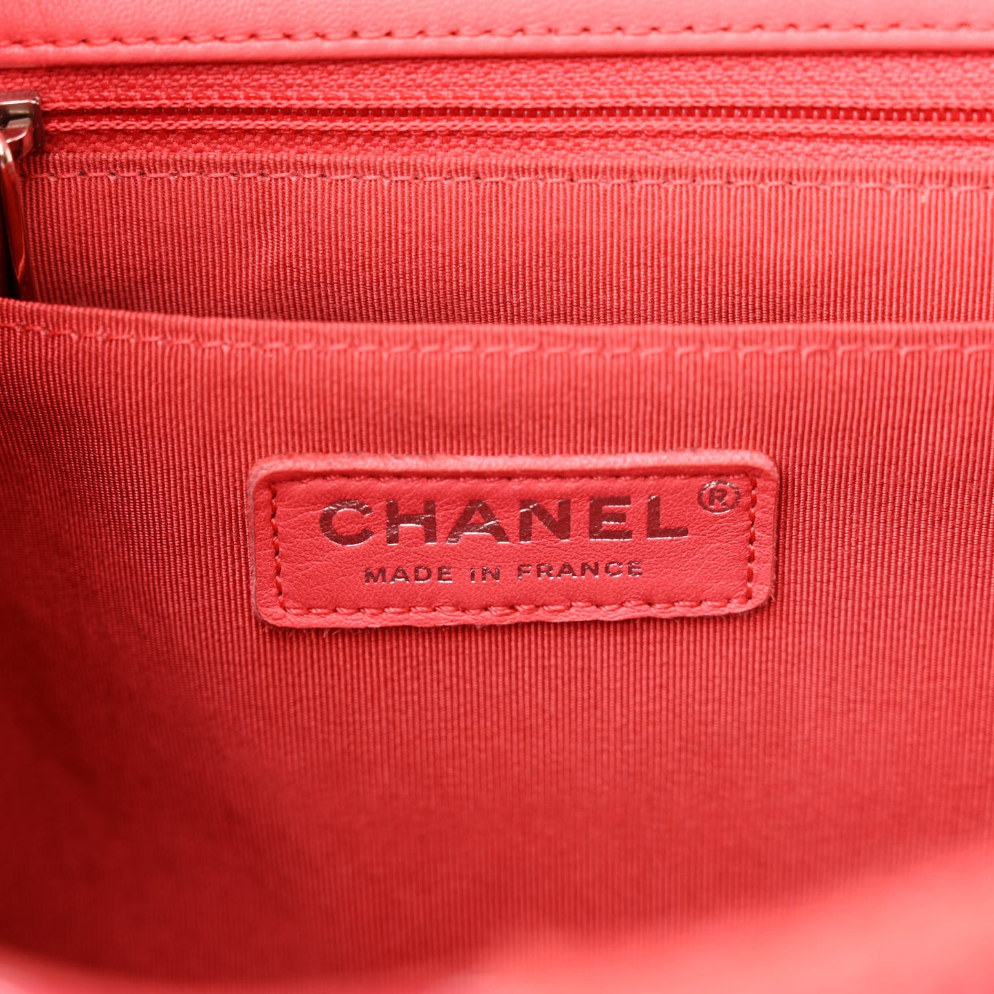 Tweed Patchwork Jumbo Single Flap Pink