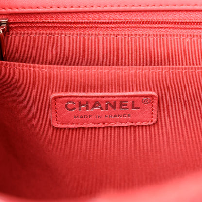 Chanel Tweed Patchwork Jumbo Single Flap Pink 6 of 10