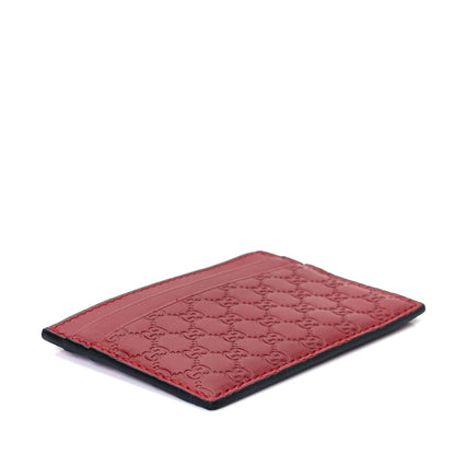 Gucci Microguccissima Card Holder Red 3 of 7