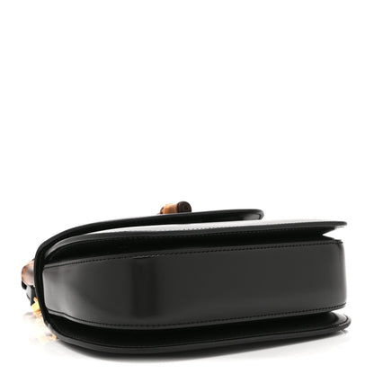Gucci Boarded Dyana Lux Calfskin Web Monochrome Small Bamboo 1947 Top Handle Bag Black 5 of 11