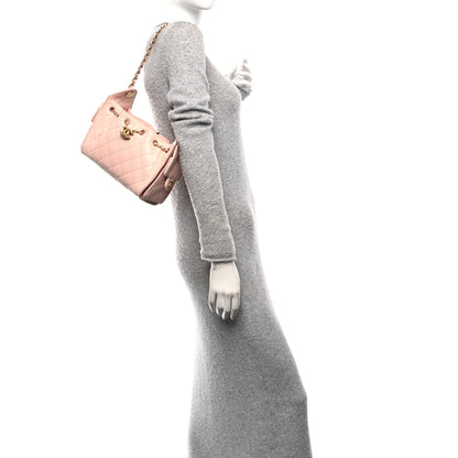 Chanel Caviar Quilted Mini Chanel 25 Handbag Light Pink 2 of 11