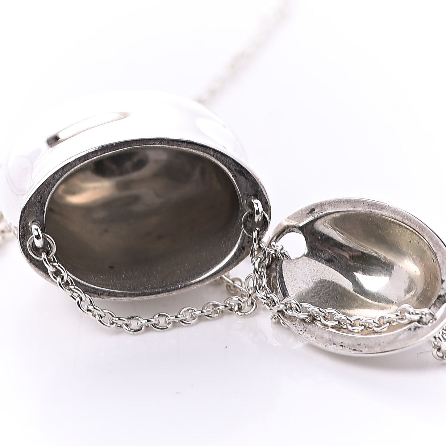 Sterling Silver Elsa Peretti Bottle Inro Pendant Necklace