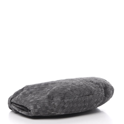 Bottega Veneta Suede Intrecciato Medium Jodie Light Graphite 4 of 11