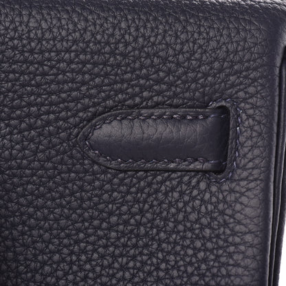 Hermes Togo Kelly Ado Backpack Bleu Nuit 14 of 23