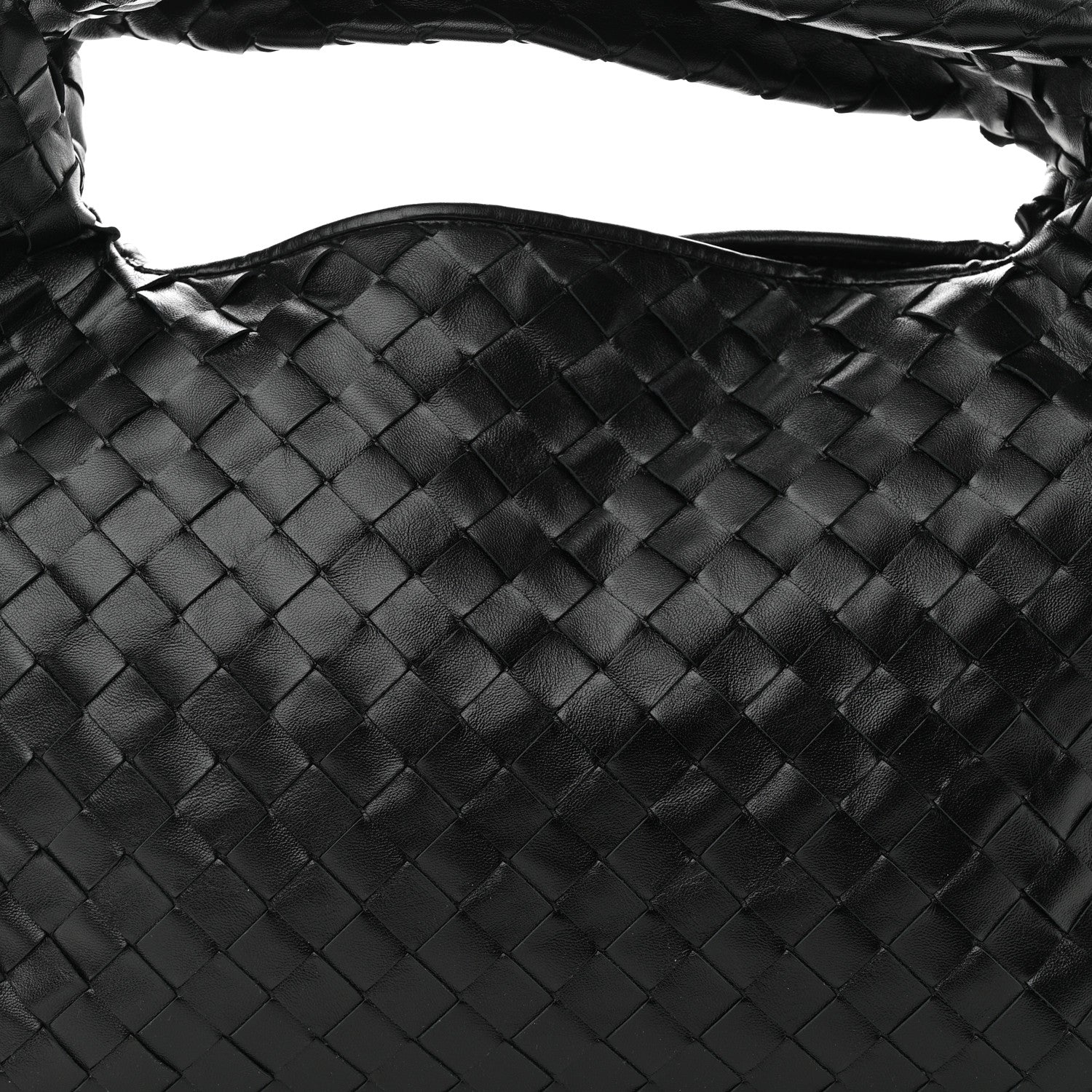 Bottega Veneta Calfskin Intrecciato Small Hop Black 8 of 10