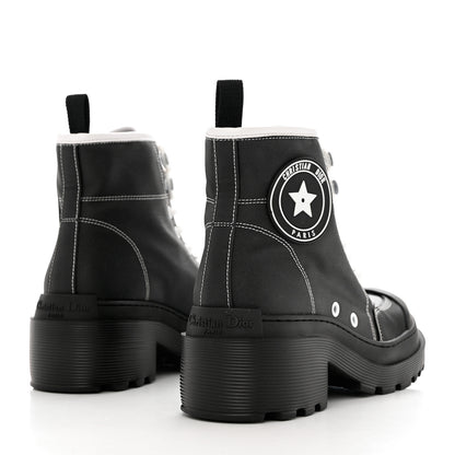 Christian Dior Technical Fabric D-Rise 35mm Boots 37.5 Black 4 of 9