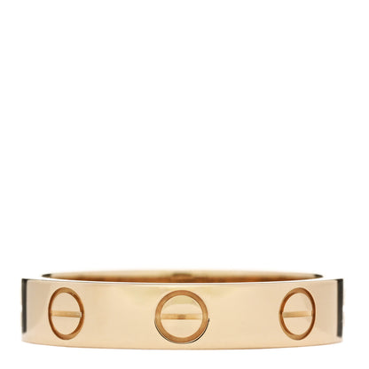 Cartier 18K Yellow Gold 3.5mm LOVE Wedding Band Ring 50 5.25 3 of 4