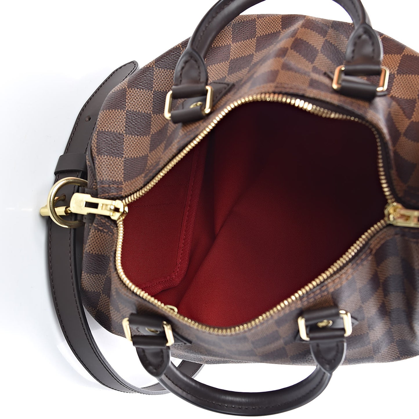 Damier Ebene Speedy Bandouliere 25