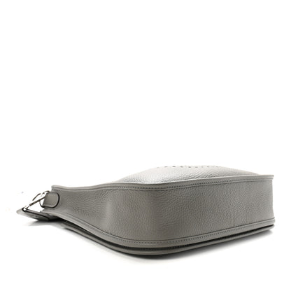 Hermes Taurillon Clemence Evelyne III PM Gris Meyer 4 of 11