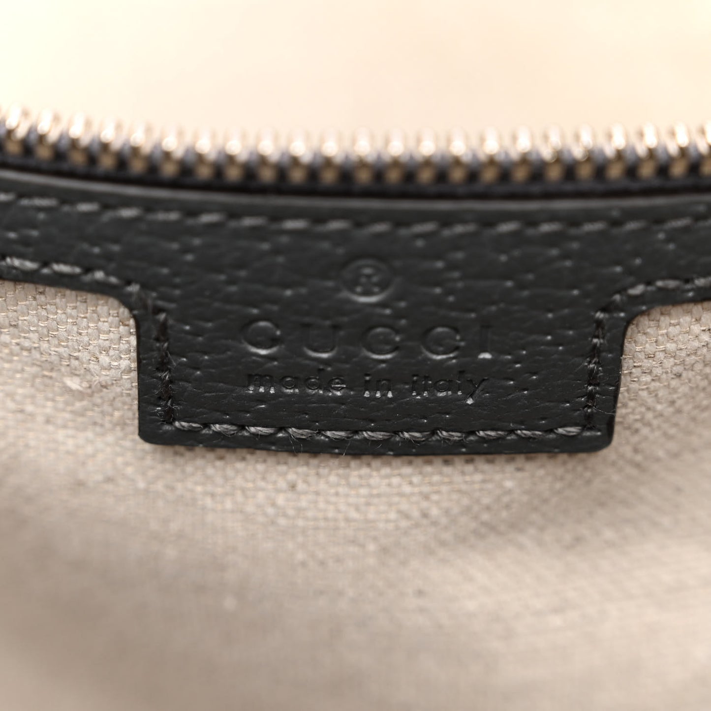 GG Supreme Monogram Textured Dollar Calfskin Large Ophidia Tote Bag Grey Black Graphite Grey