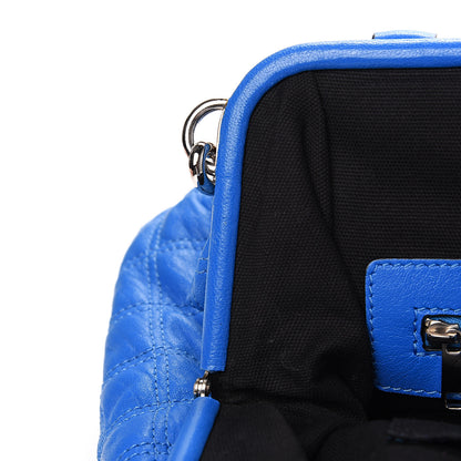 Marc Jacobs Calfskin Quilted Stam Bright Blue 14 of 16