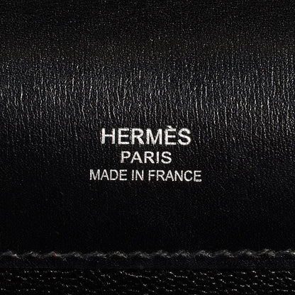 Hermes Box Kelly Cut Clutch Black 6 of 13