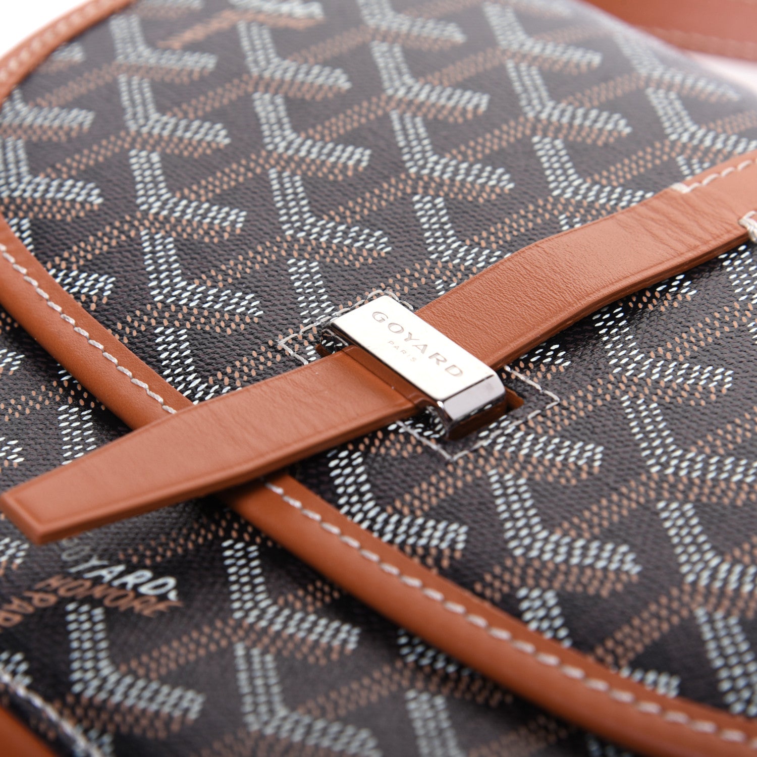 Goyard Goyardine Belvedere II PM Messenger Bag Black Gold 11 of 12
