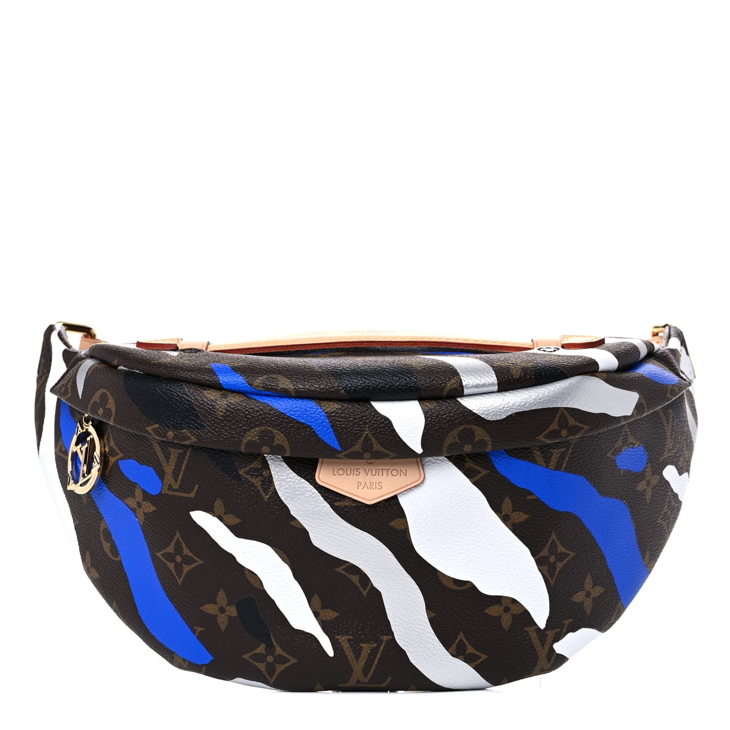 X LOL Monogram Bumbag Blue Silver