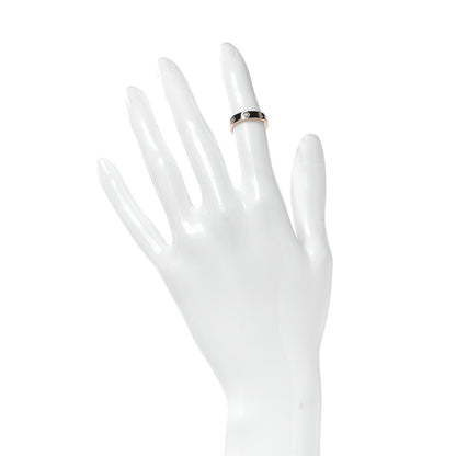 Cartier 18K Pink Gold 8 Diamond 4mm LOVE Wedding Band Ring 47 4 2 of 4