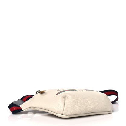 Gucci Grained Calfskin Small Logo Belt Bag White 4 of 10