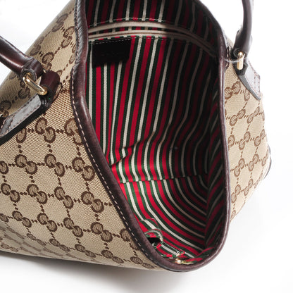 Gucci Monogram GG Medium New Britt Hobo Brown 5 of 7