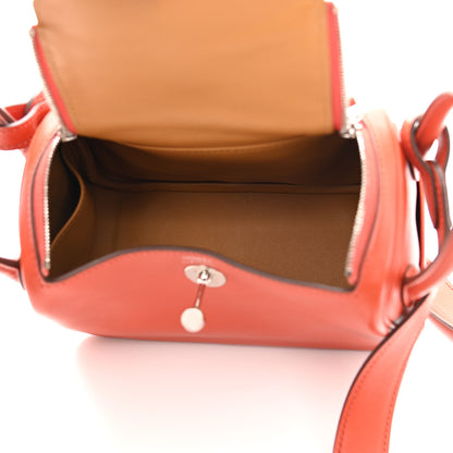 Hermes Swift Verso Mini Lindy 20 Terre Battue Sesame 5 of 13