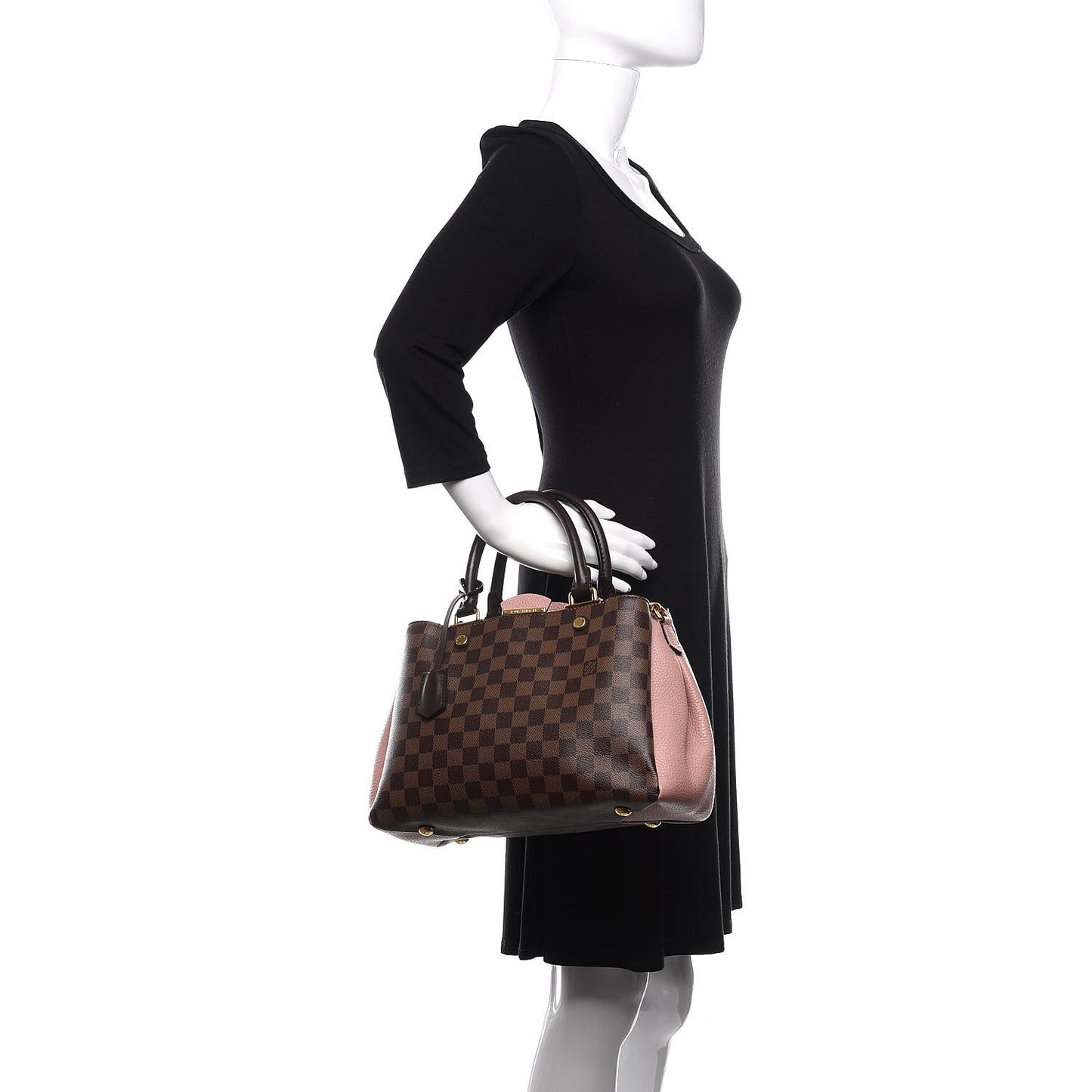 Damier Ebene Cuir Taurillon Brittany Magnolia