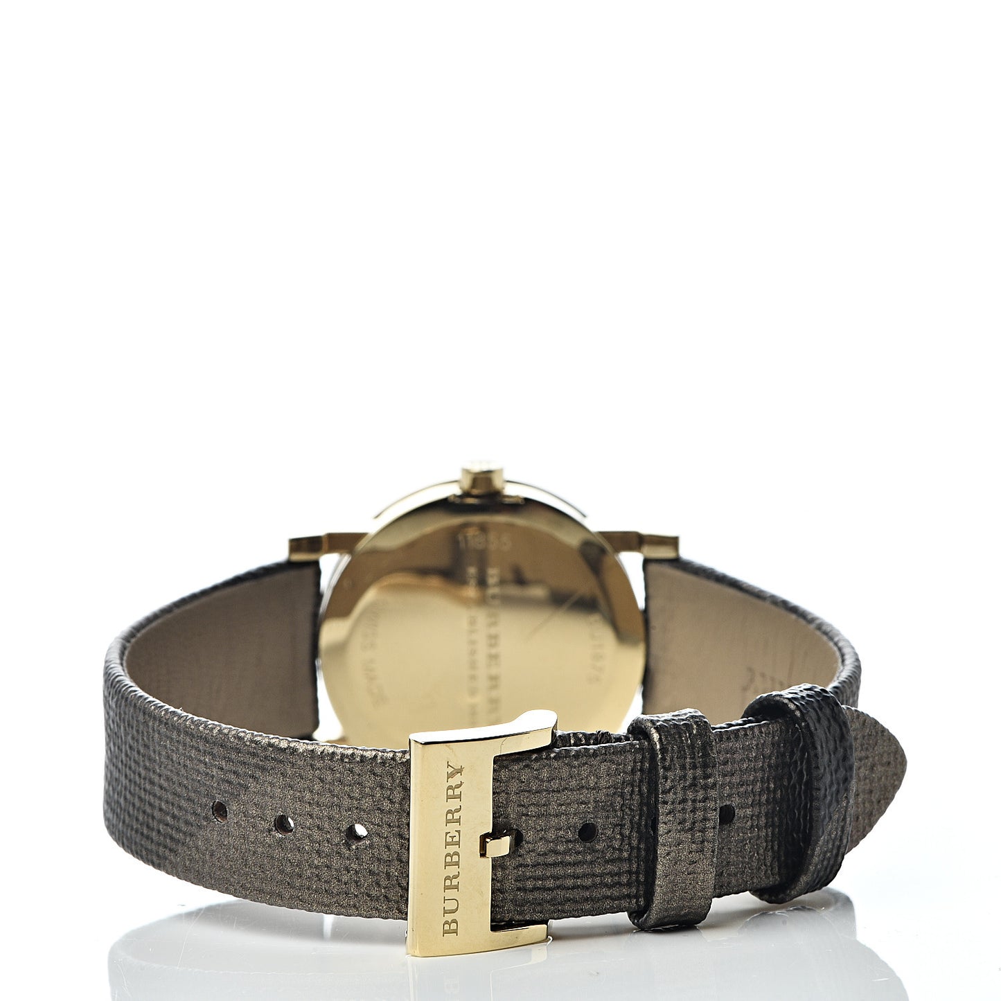 Stainless Steel Calfskin 28mm The City Quartz Watch Gold BU1875