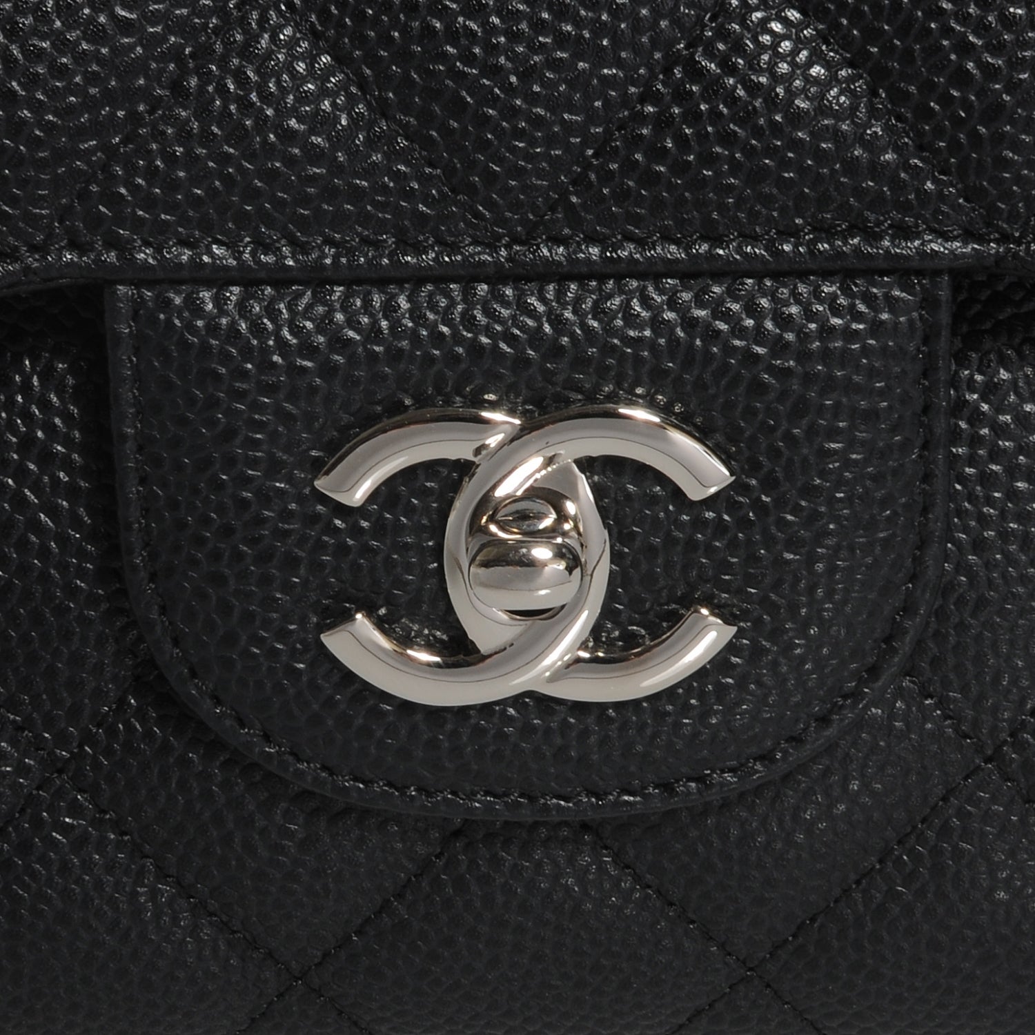 Chanel Caviar Quilted Jumbo Double Flap Black 5 of 8