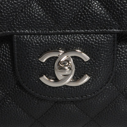 Chanel Caviar Quilted Jumbo Double Flap Black 5 of 8
