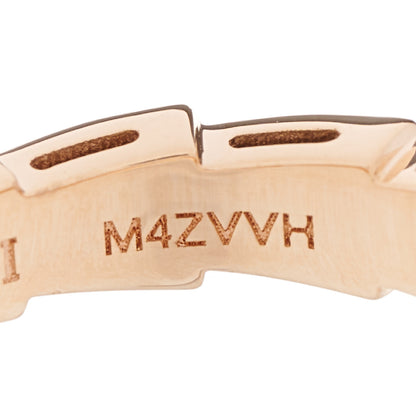 Bulgari 18K Rose Gold Serpenti Viper Band Ring 48 4.5 6 of 6
