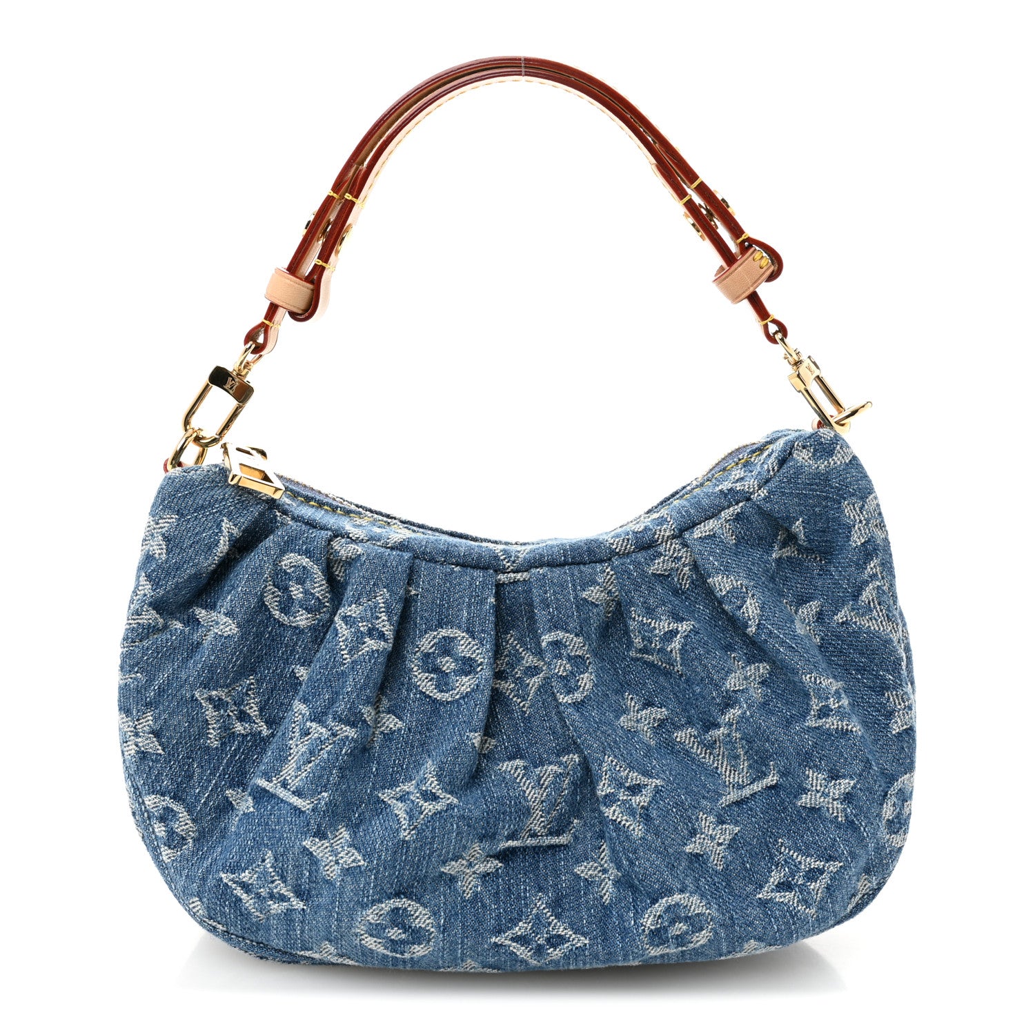 Louis Vuitton Monogram Denim Pochette Valley Blue 1 of 9