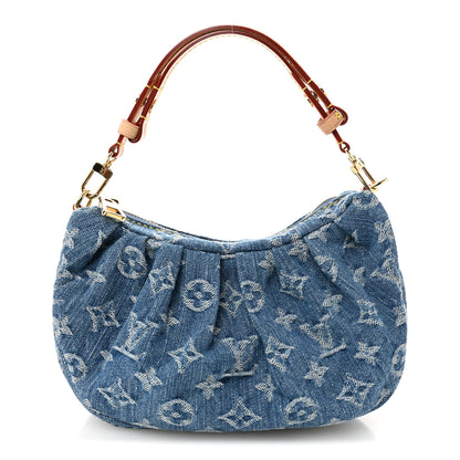 Louis Vuitton Monogram Denim Pochette Valley Blue 1 of 9