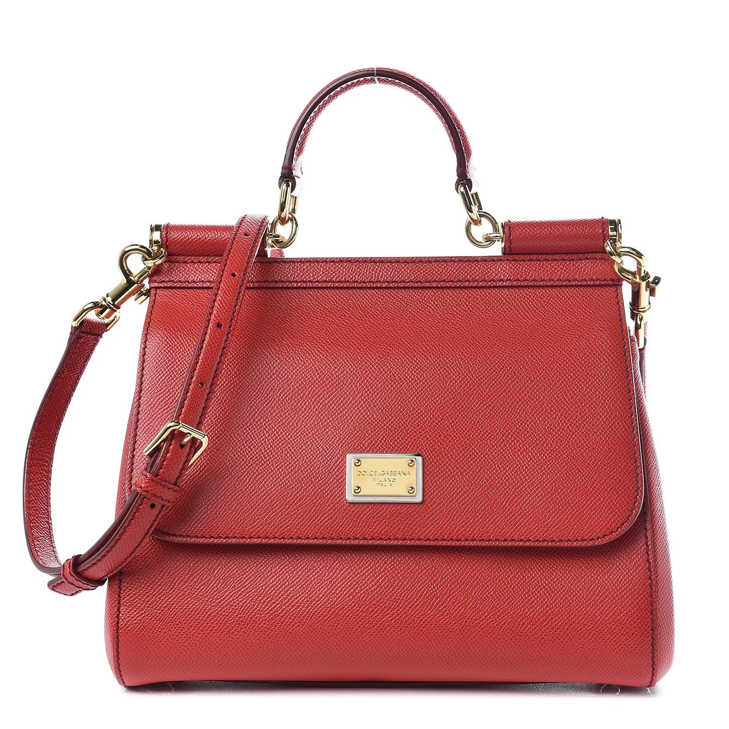 Dauphine Medium Miss Sicily Satchel Dark Red