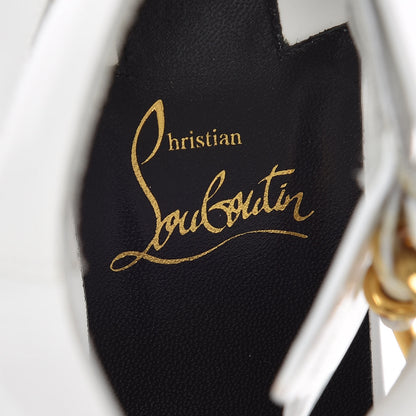 Christian Louboutin Jazz Calf Scubaflat Flat Sandals 39 White 6 of 10