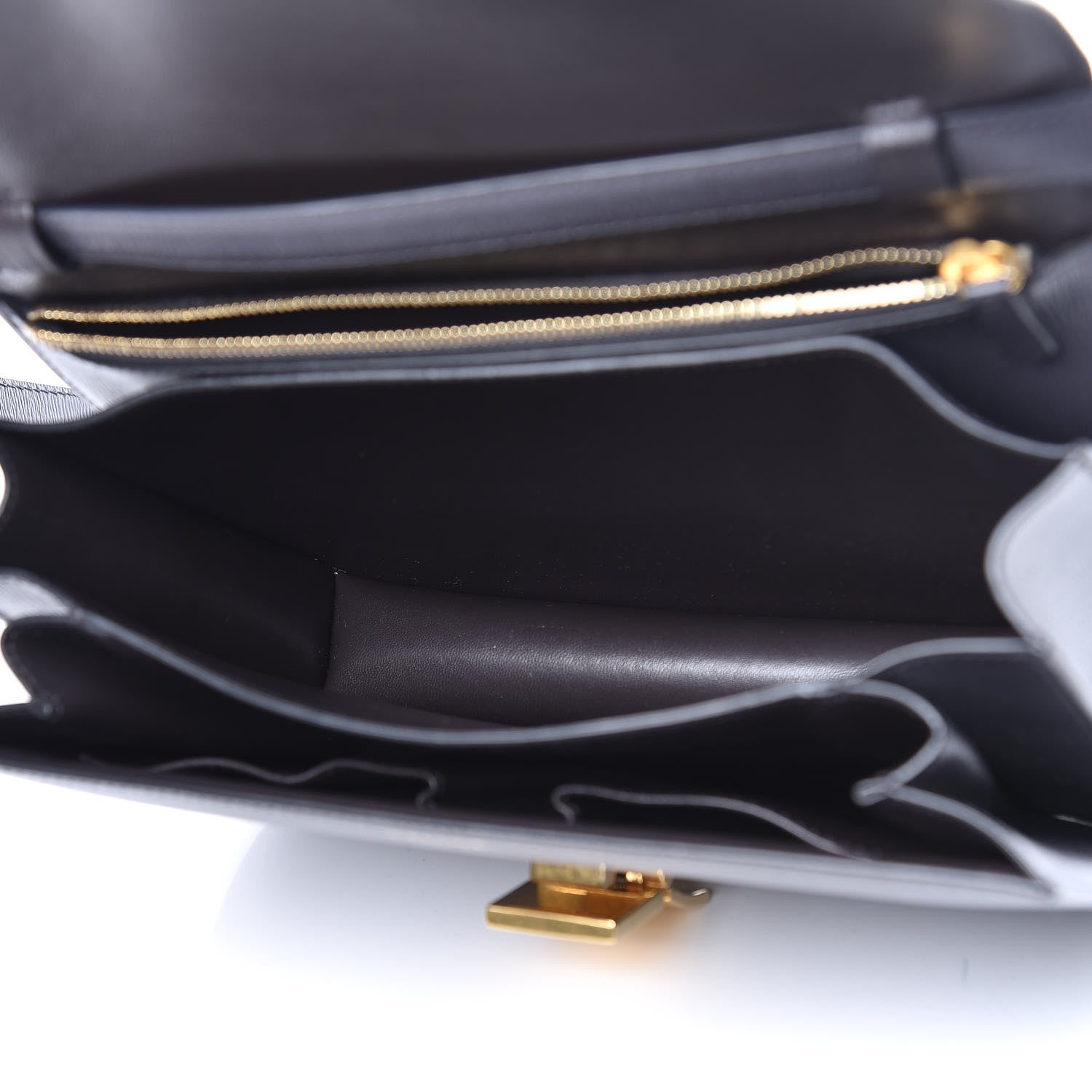 Celine Liege Calfskin Medium Classic Box Flap Bag Grey 7 of 10