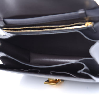 Celine Liege Calfskin Medium Classic Box Flap Bag Grey 7 of 10