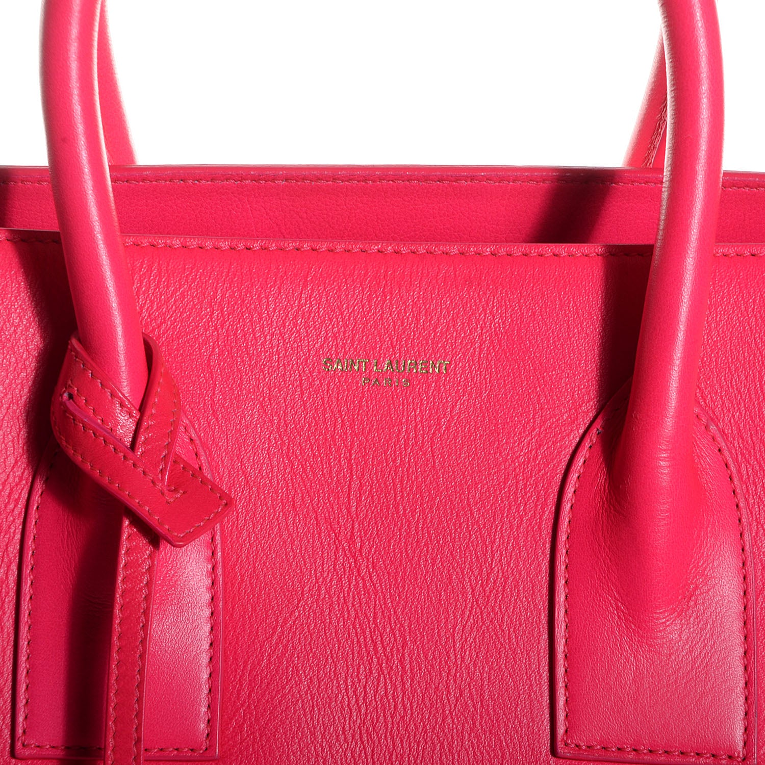 Saint Laurent Calfskin Small Sac De Jour Sugar Pink 8 of 8