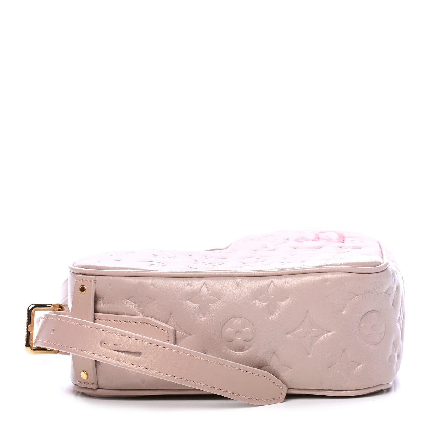 Lambskin Embossed Monogram Fall In Love Sac Coeur Light Pink