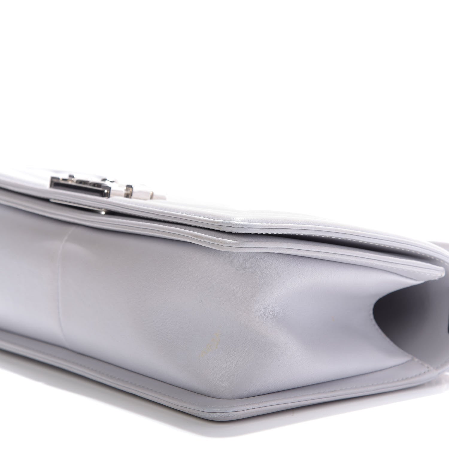 Chanel Calfskin Quilted Medium Boy Flap Grey 8 of 10