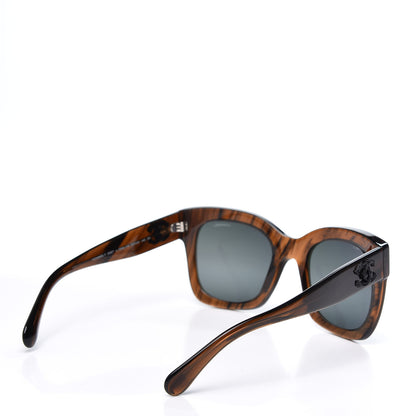 Chanel Mirror CC Sunglasses 5357 Brown 4 of 9