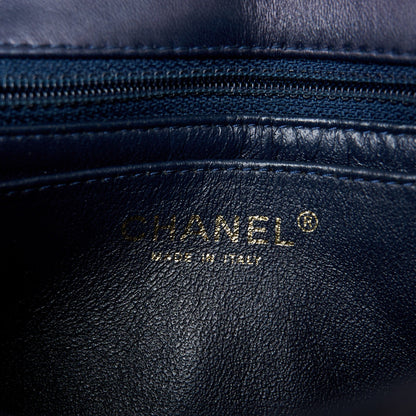 Chanel Lambskin Quilted Mini Square Flap Navy 7 of 11