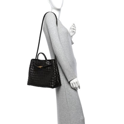 Bottega Veneta Nappa Intrecciato Medium Andiamo Shoulder Bag Fondant 2 of 9